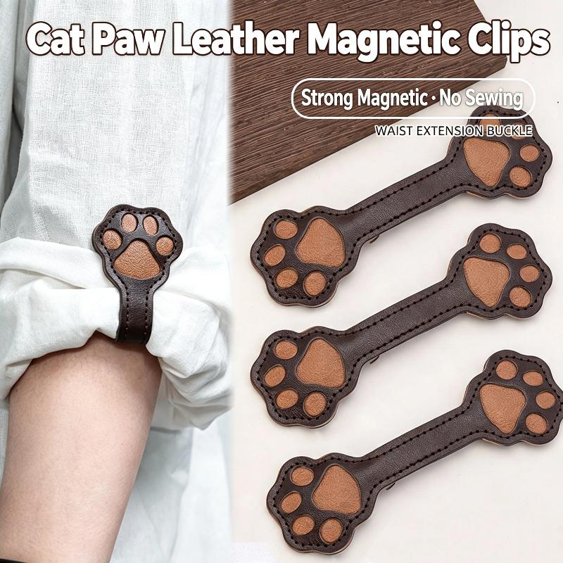 Leather Work Is - 2 PCS Clips Magnéticos de Couro