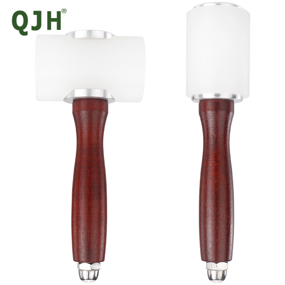 Leatherwork Hammer - Couro Carving Hammer para Carpintaria, borracha