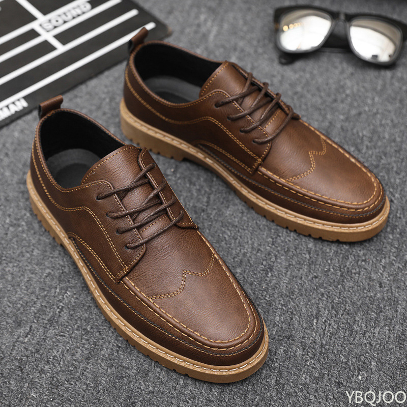Leatherworking Classic - Sapatos Casuais de Couro Masculinos, Tendência