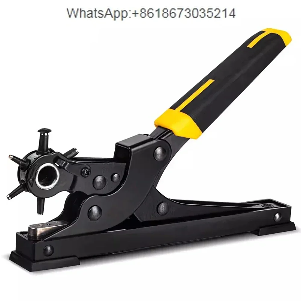 Leather Punch Revolving - Furador de Couro Profissional Rotativo para