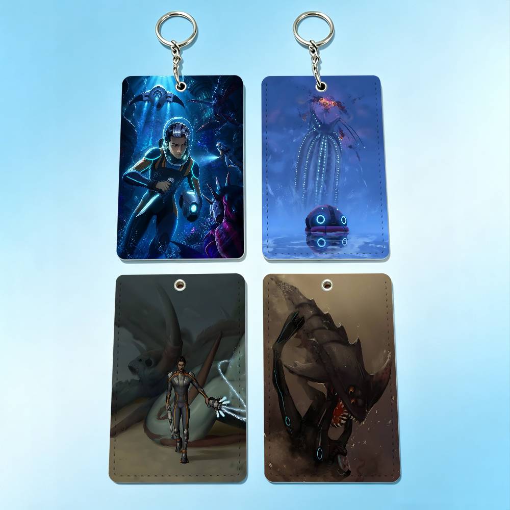 Leather Work Is - Hot Game S-Subnautica 2 Porta-crachá e