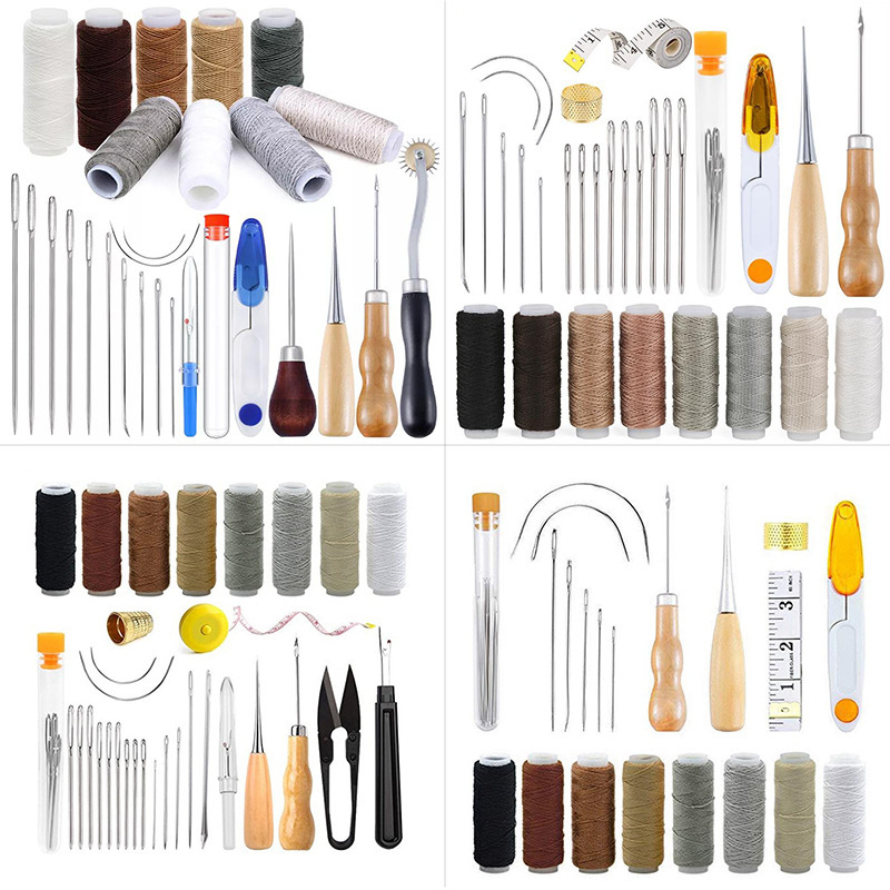 Leatherwork Hand Sewing Needles - Kit de Costura em Couro, Conjunto