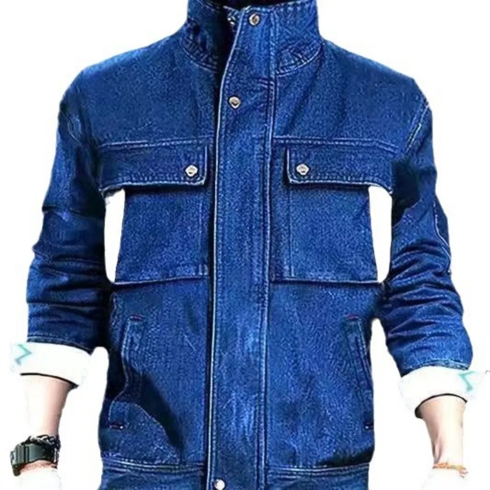 Jeans roupas de trabalho roupa - Leather Work Overalls avaliação e preço