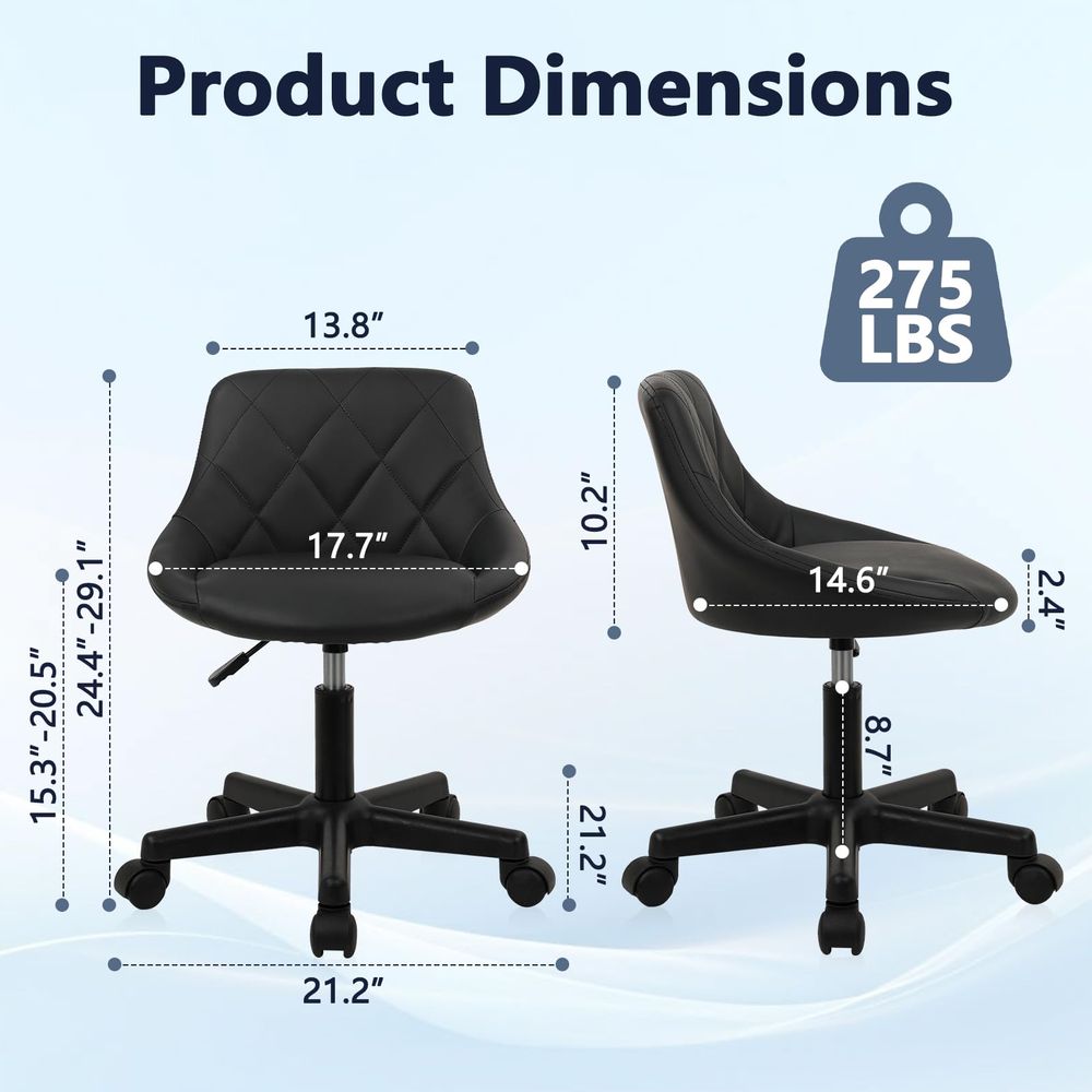 Cadeira Giratória Ergonômica d - Leatherwork Desk avaliação e preço