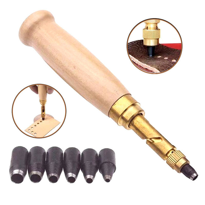 Perfurador rotativo de couro,  - Leather Punch Revolving avaliação e preço