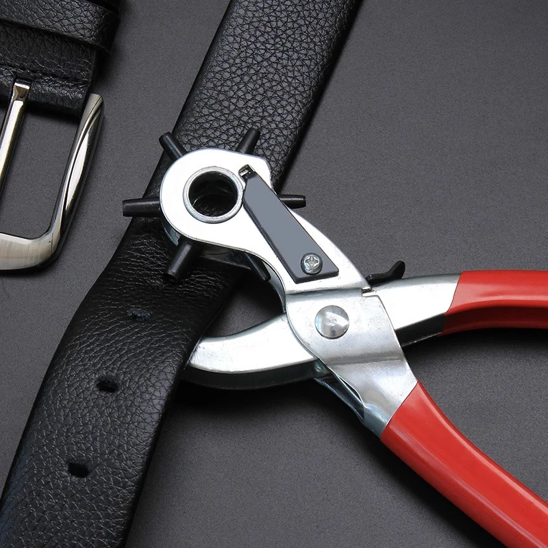 Cinto de couro buraco perfurad - Leather Punch Revolving avaliação e preço
