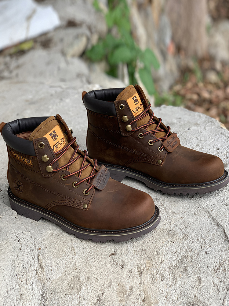 Botas de couro genuíno masculi - Leatherworking Classic avaliação e preço