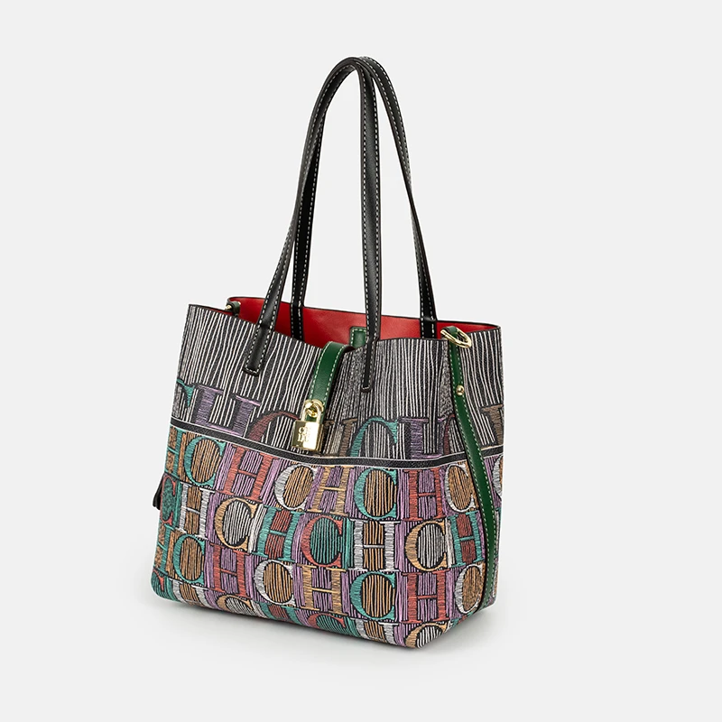 Bolsa Bucket CH Art Colorida E - Leatherworking Classic avaliação e preço