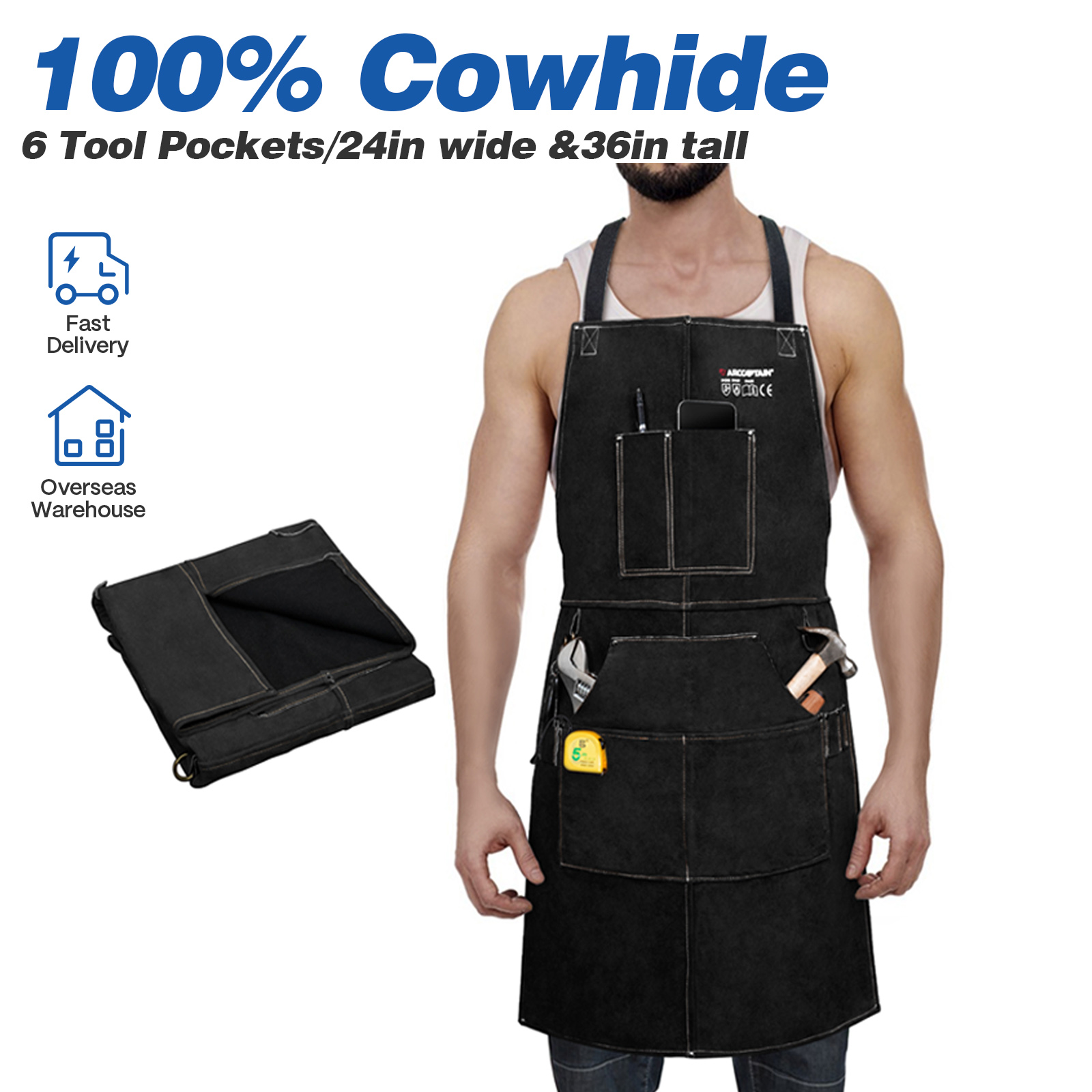 Avental de trabalho de soldage - Leatherworking Equipment avaliação e preço