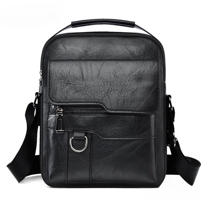 Bolsa de Ombro Casual Masculin - Leatherworking Classic avaliação e preço