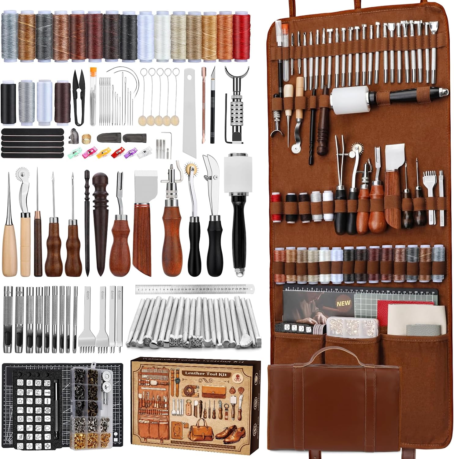 Kit de Trabalho em Couro, Ferr - Leather Work Is avaliação e preço