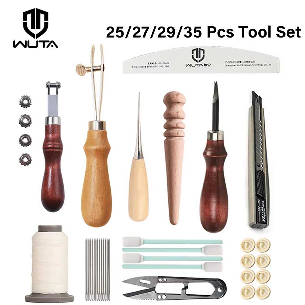 Wuta kit de ferramentas artesa - Leatherwork Beginner Tools avaliação e preço