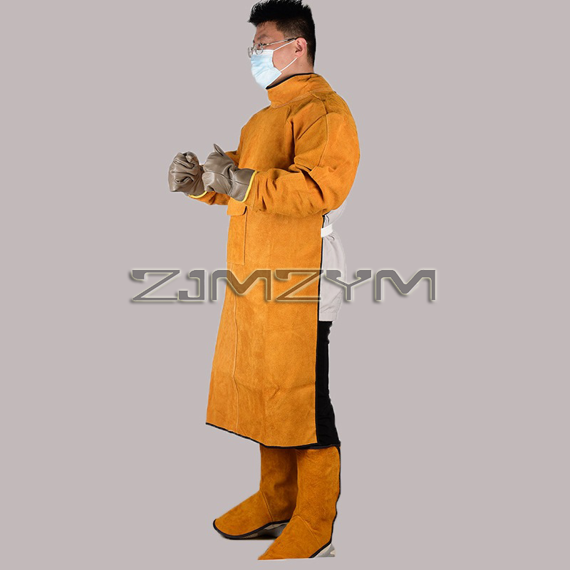 1 conjunto de roupas de soldag - Leather Work Overalls avaliação e preço