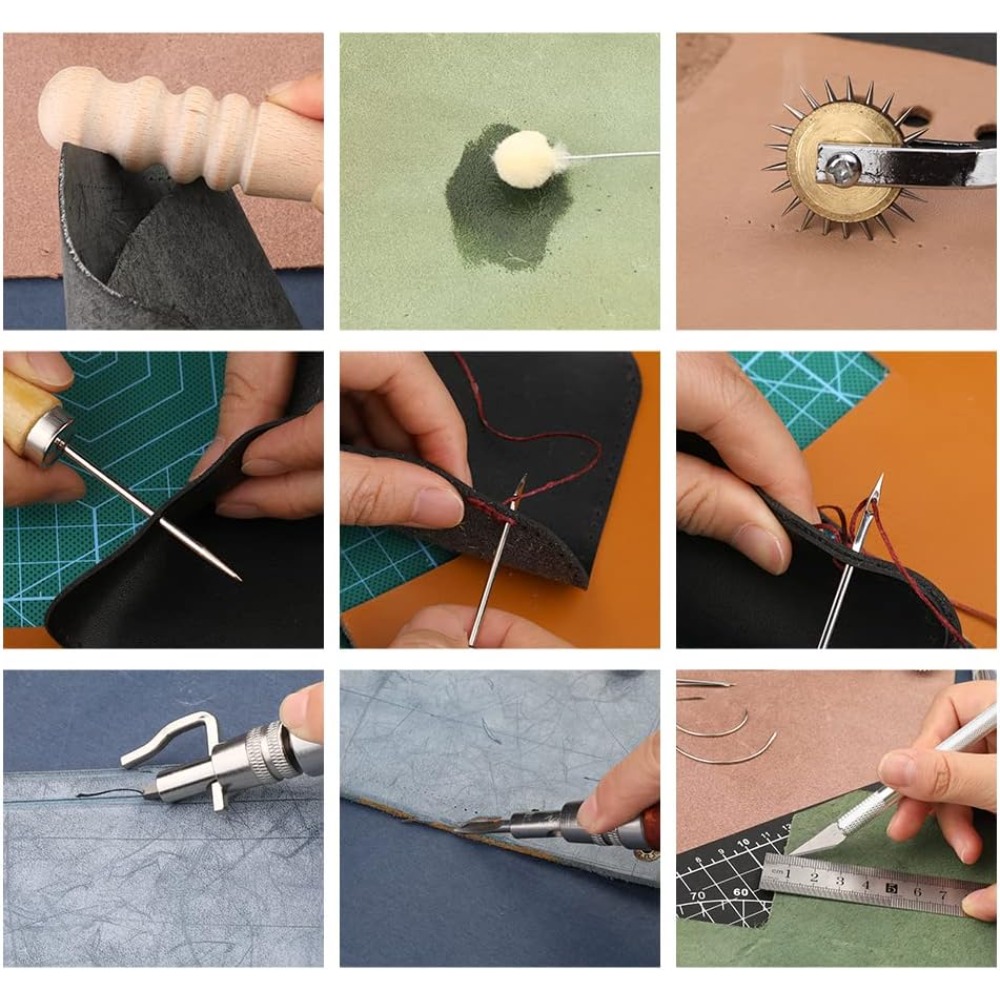 Kit Prático de Ferramentas par - Leatherwork Beginner Tools avaliação e preço