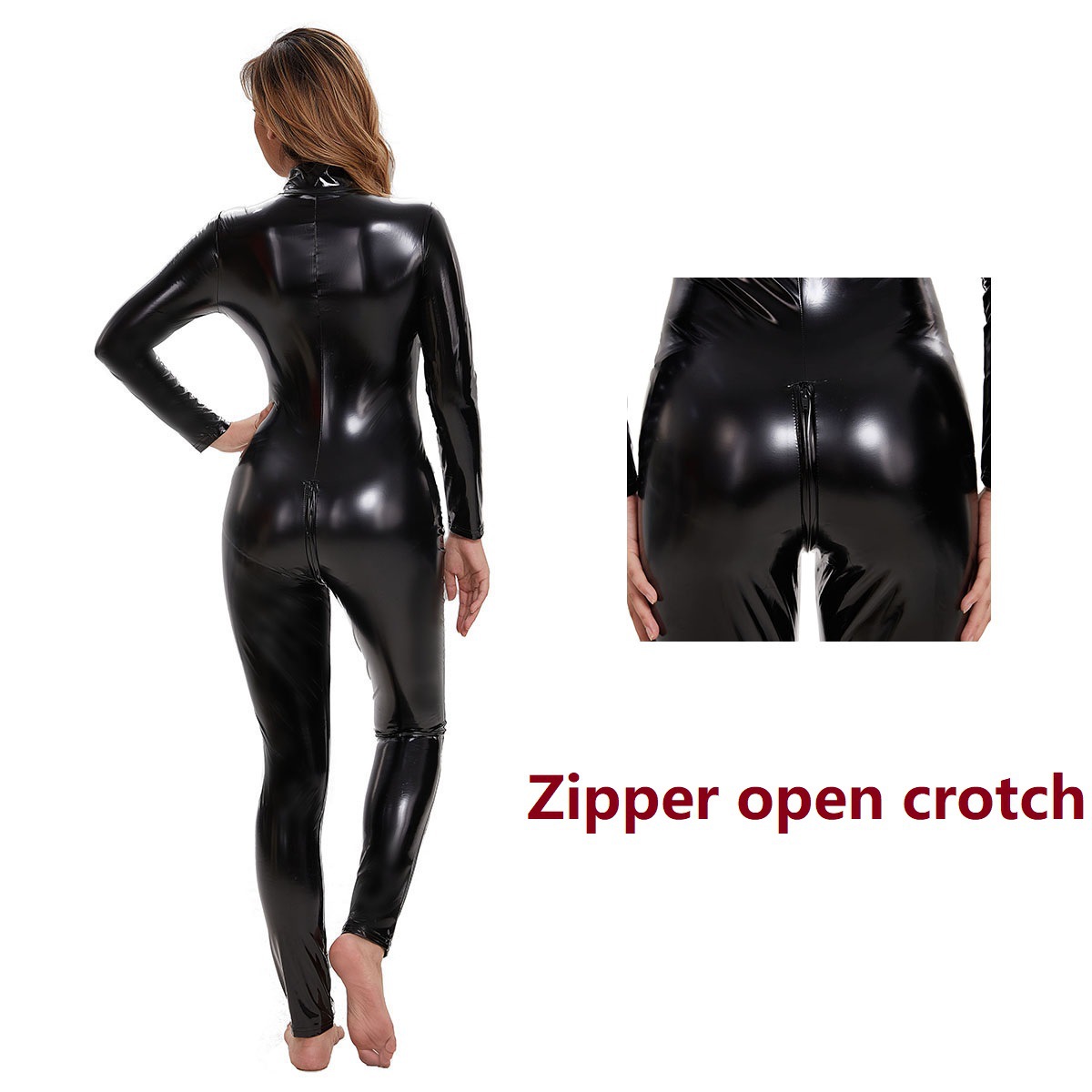 Macacão feminino metálico comp - Leather Work Overalls avaliação e preço